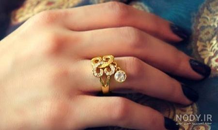 انگشتر طلا زنانه بدون نگین با قیمت