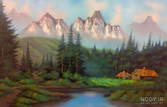 نقاشی طبیعت برای کلاس سوم