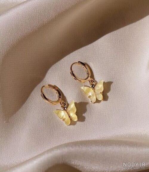 گوشواره حلقه ای ریز طلا