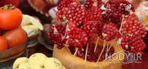 سفره شب یلدا سنتی برای عروس سفره شب یلدا سنتی برای عروس
