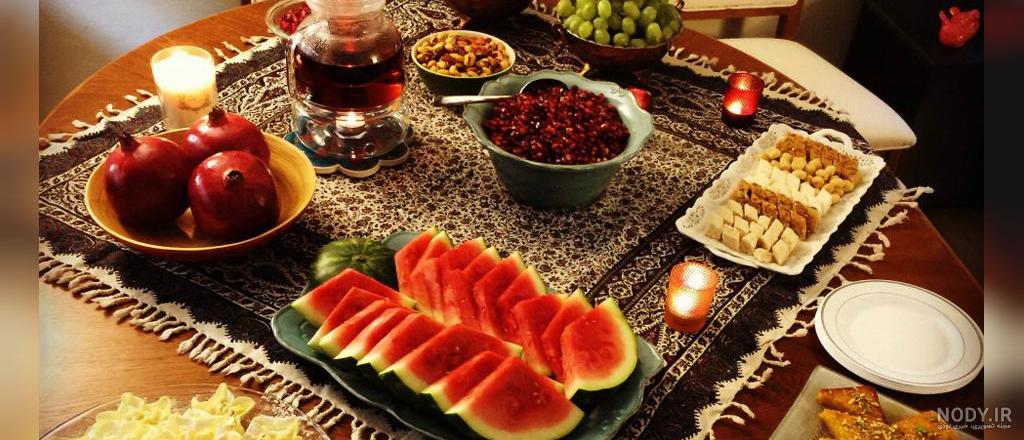 سفره شب یلدا امسال