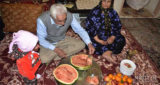 شام شب یلدا در گیلان