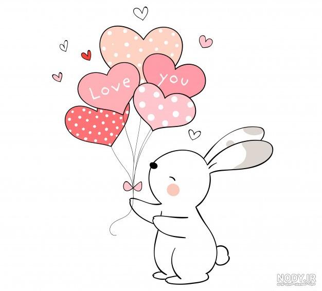 عکس خرگوش قلب