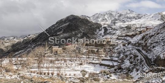  عکس برف در روستا