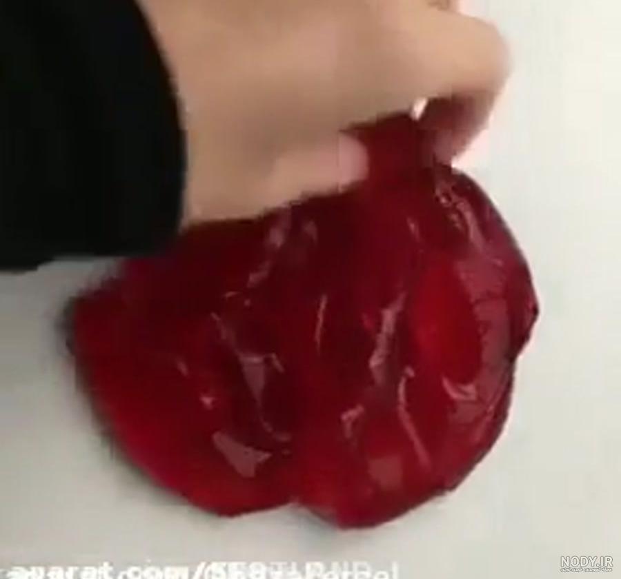 آموزش ساخت اسلایم با لواشک آموزش ساخت اسلایم با لواشک