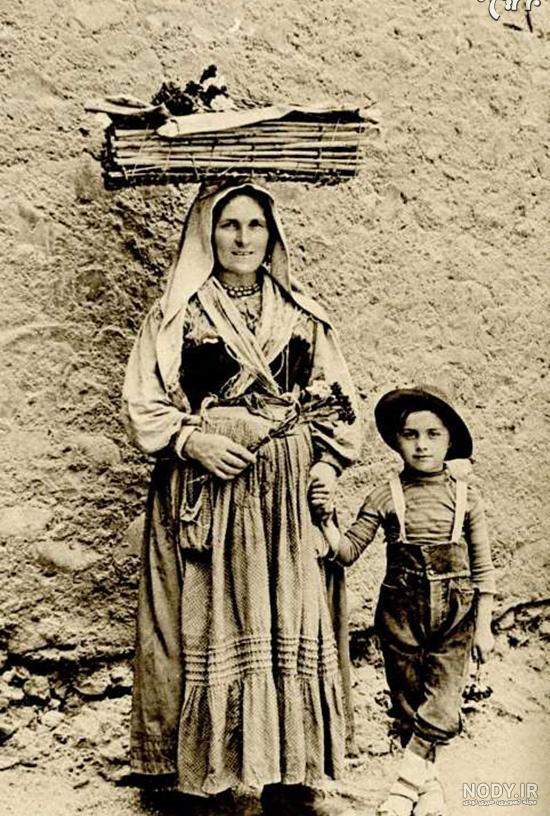 عکس مادر قدیمی