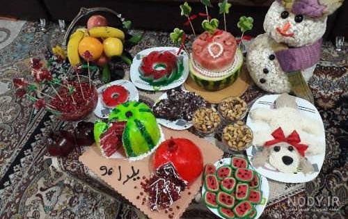 تزیین پالتوی عروس شب یلدا تزیین پالتوی عروس شب یلدا