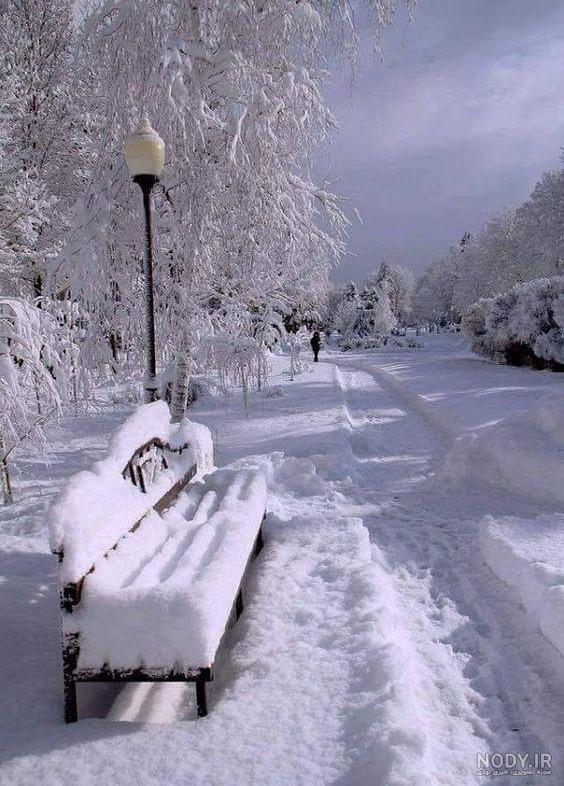 عکسهای باریدن برف در قره آغاج