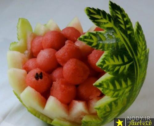 عکس هندوانه شب یلدا