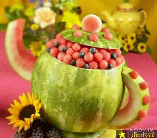 فیلم تزیین هندوانه شب یلدا