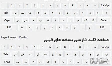 برچسب حروف فارسی کیبورد لپ تاپ دیجی کالا