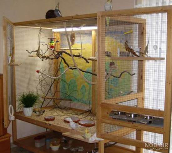 عکس قفس عروس هلندی چوبی