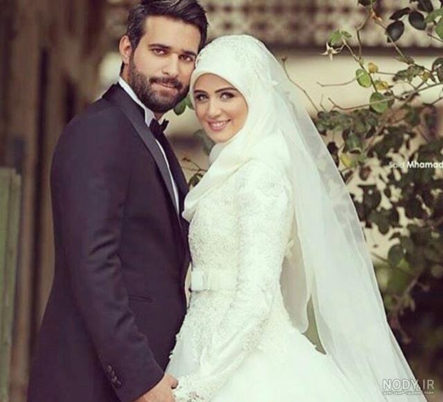 عکس های لباس عروس با حجاب عکس های لباس عروس با حجاب