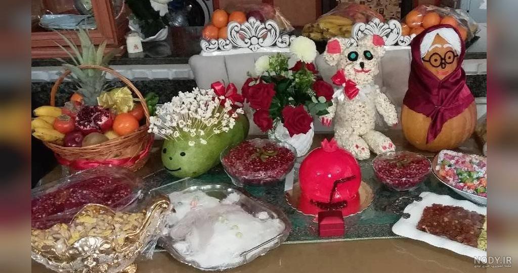 تزیین مرغ شب یلدا عروس تزیین مرغ شب یلدا عروس