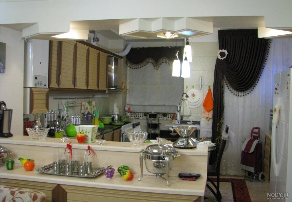 تزیینات آشپزخانه با پارچه