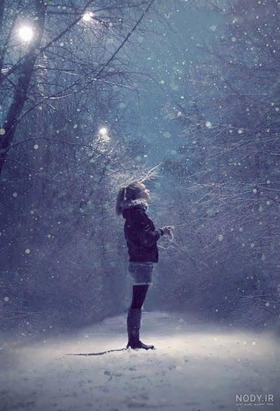 عکس برف پاییزی عکس برف پاییزی