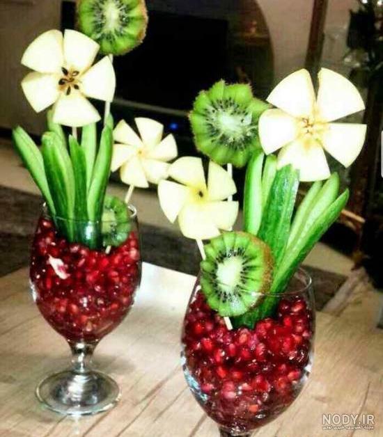 تزیین میوه عروس تزیین میوه عروس