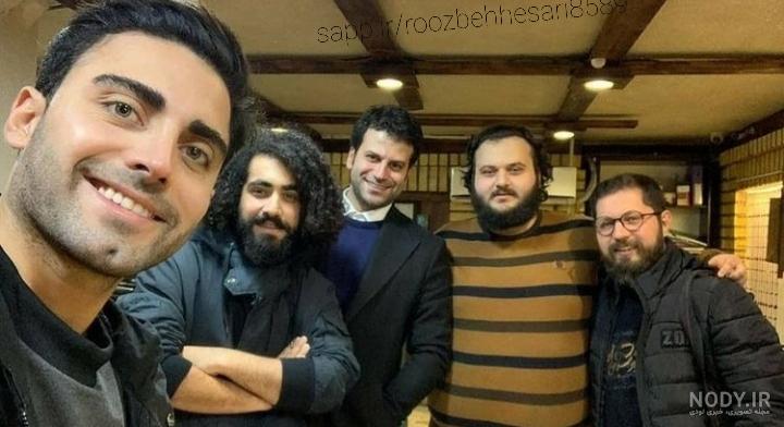 عکس روزبه حصاری در پشت صحنه عکس روزبه حصاری در پشت صحنه
