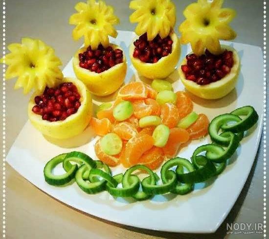 عکس های تزیین میوه ها عکس های تزیین میوه ها