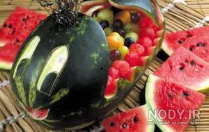 میوه آرایی شب یلدا برای عروس میوه آرایی شب یلدا برای عروس