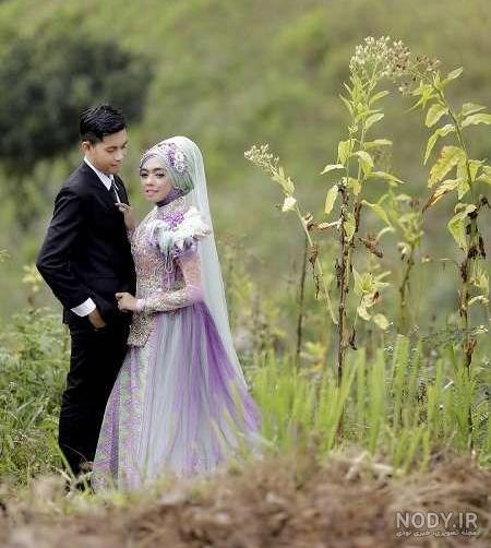 عکس عروس و داماد در تالار عاشقانه عکس عروس و داماد در تالار عاشقانه