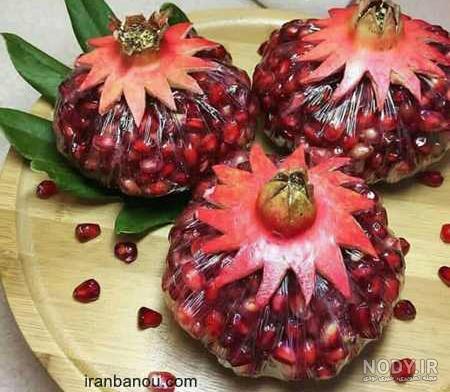تزیین ماهی شب یلدا برای عروس
