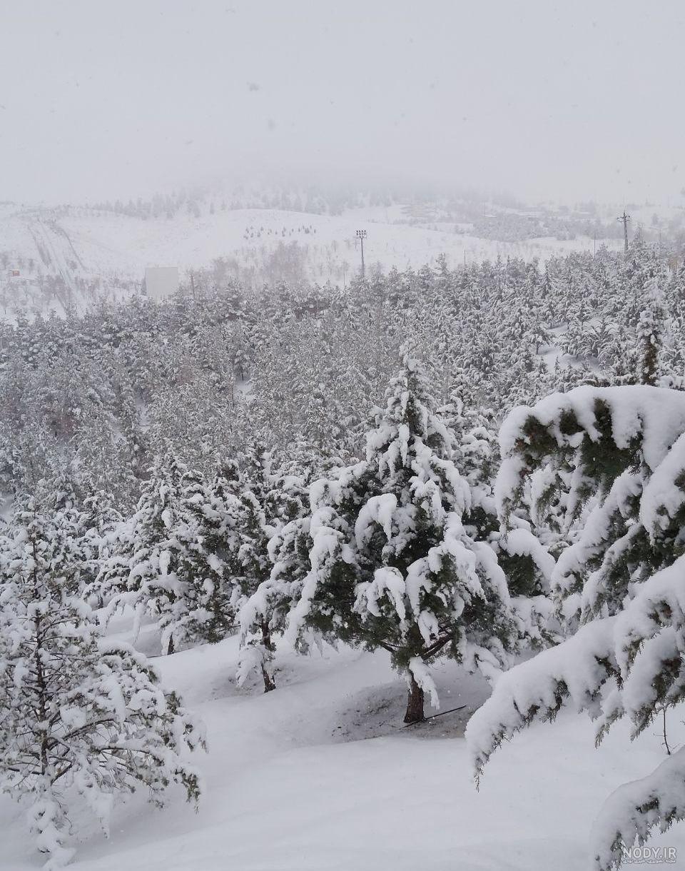 عکسهای برف قزوین