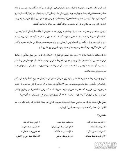 زندگی نامه کوتاه حضرت محمد برای کودکان
