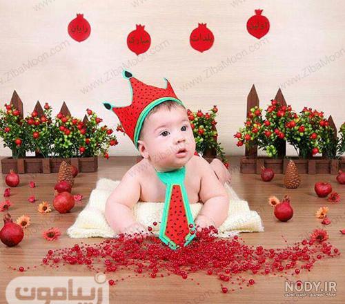 ژست عکاسی با انار
