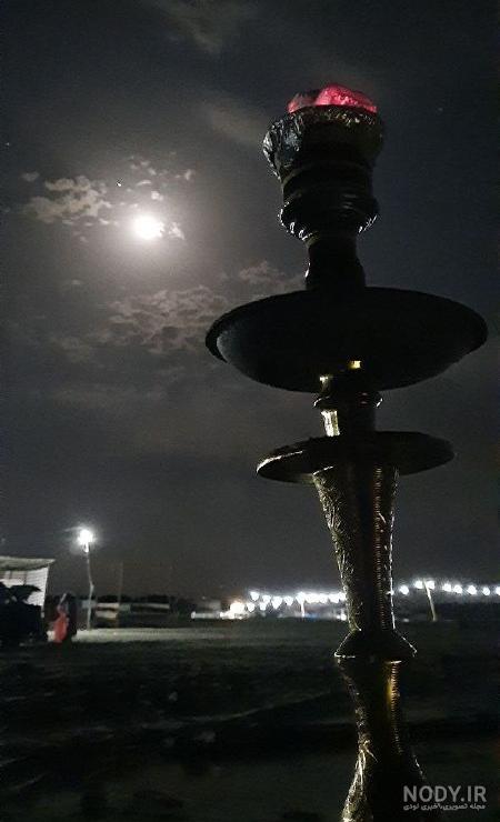 عکس ماه رنگی