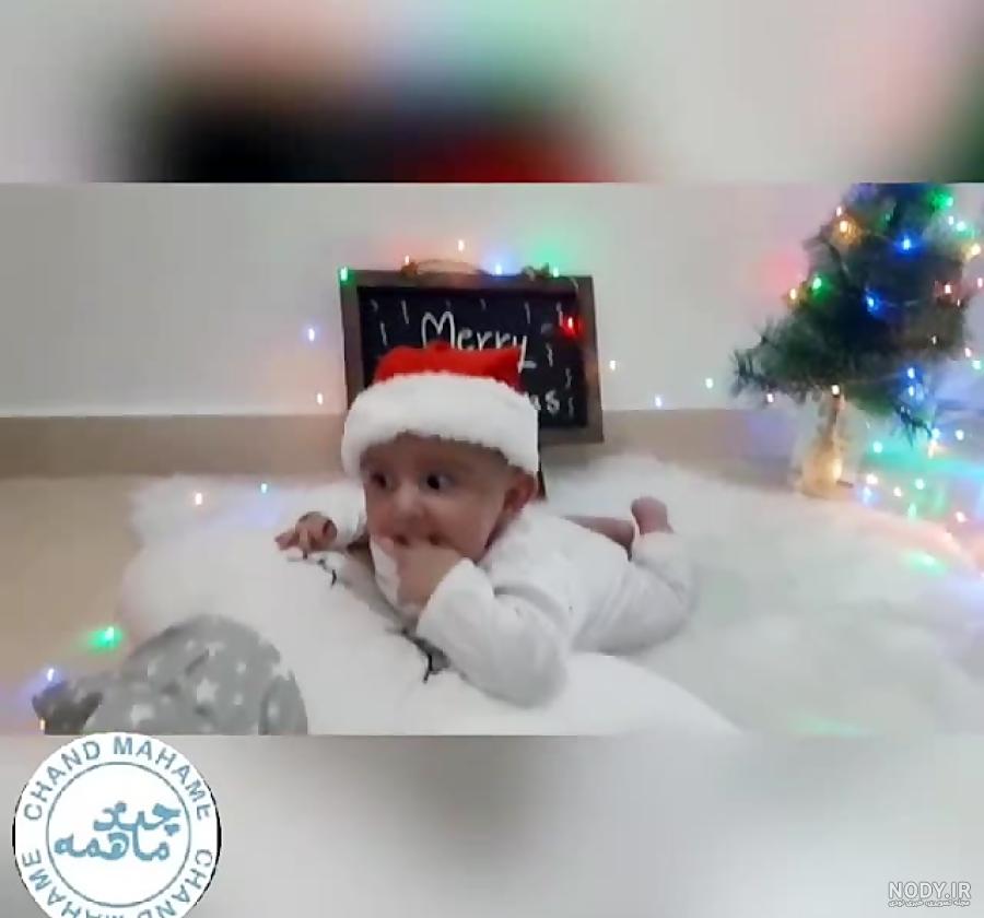 عکس ماهگرد نوزاد با بادکنک
