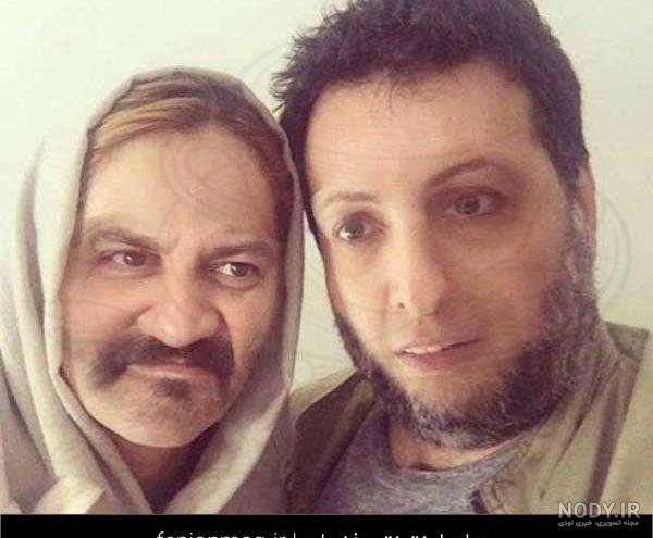 عکس مهراب با مادرش