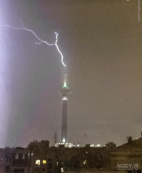 عکس برج میلاد تهران در روز عکس برج میلاد تهران در روز