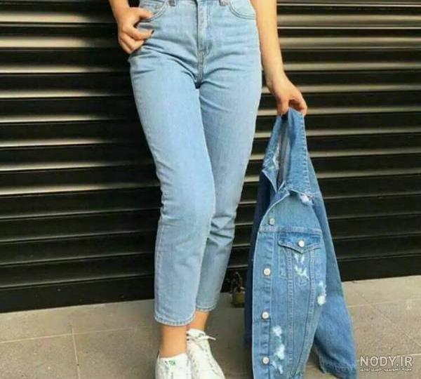 عکس شلوار جین راسته