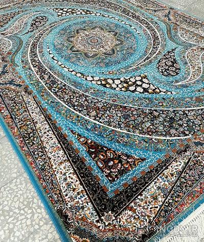 عکس فرش های ابی فیروزه ای