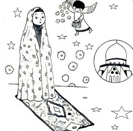نقاشی در مورد نماز با مداد رنگی نقاشی در مورد نماز با مداد رنگی