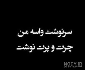 عکس نوشته شهر باید به من دیوانه عادت بکند