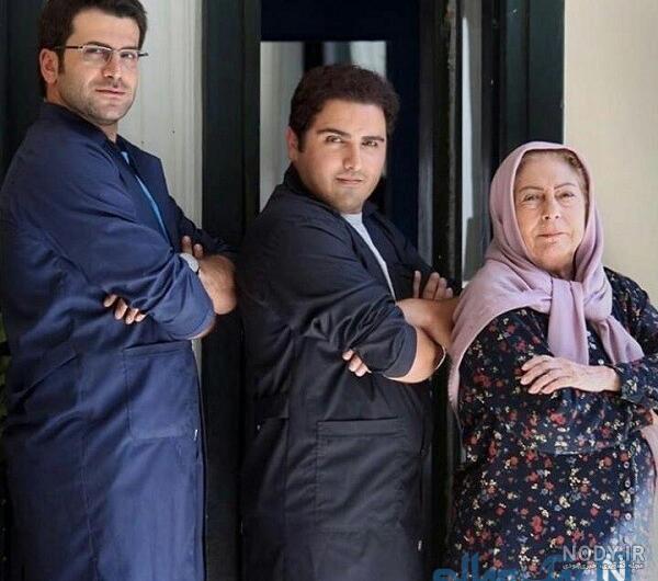 روزبه حصاری و مهشید جوادی در کنار هم روزبه حصاری و مهشید جوادی در کنار هم