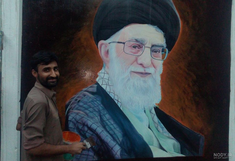 عکس امام خمینی و خامنه ای با کیفیت بالا