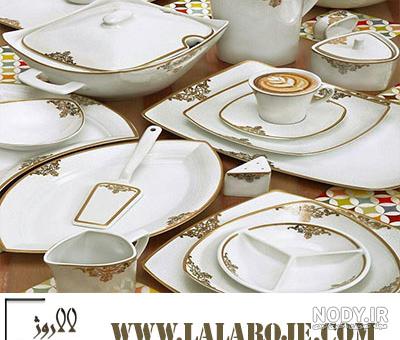 عکس ظروف چینی سفید ساده عکس ظروف چینی سفید ساده
