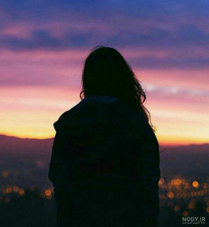 عکس غروب دریا غمگین