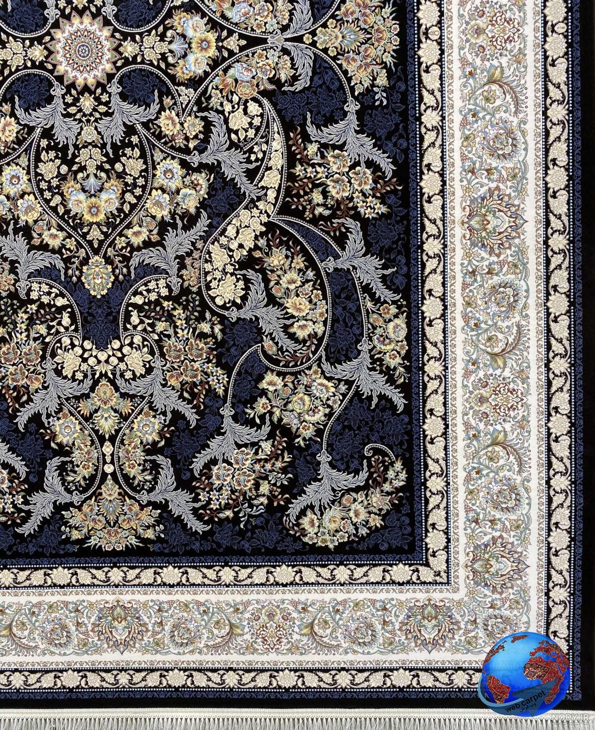 عکس فرش کرم قهوه ای