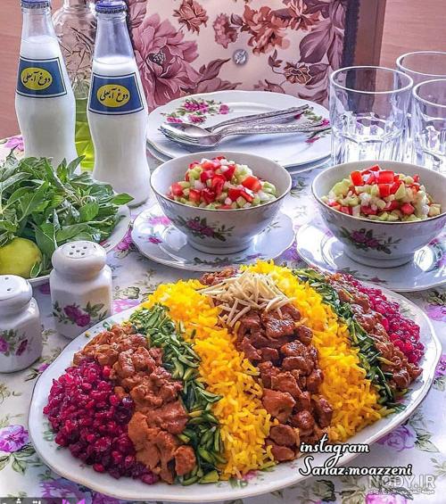 تزیین مرغ ساده تزیین مرغ ساده