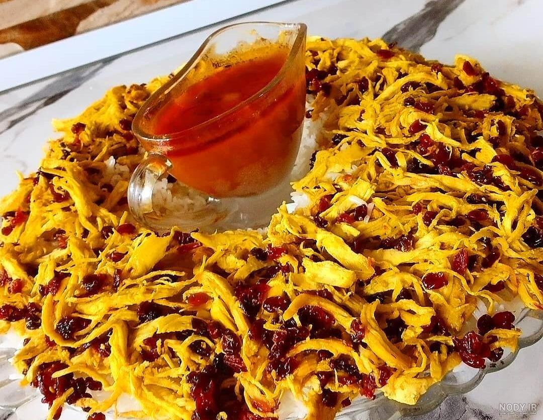 عکس زرشک پلو با مرغ