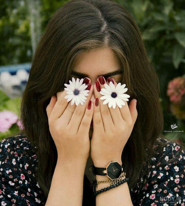 عکس زیبای قلب و گل