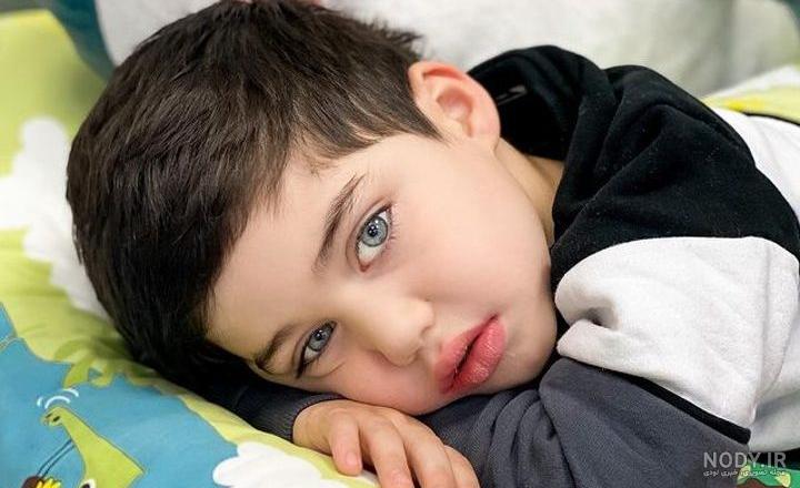 عکس پسر بچه چشم سبز ایرانی