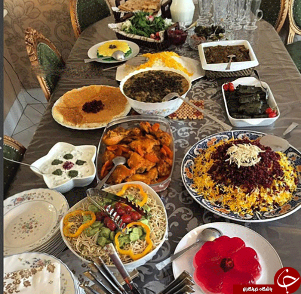 عکس غذای اصیل ایرانی - عکس نودی
