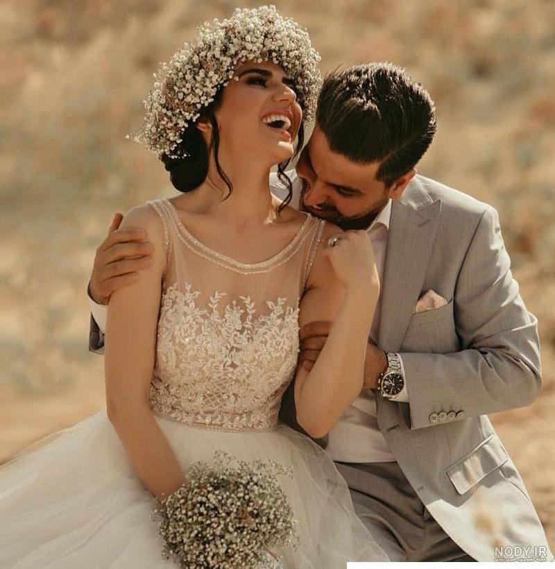 عکس از عروس و داماد های زیبا