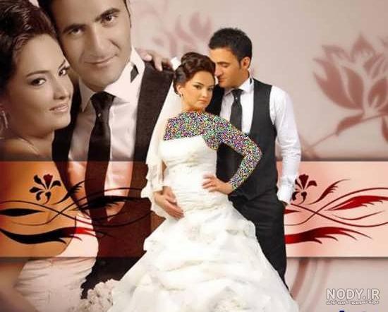 عکس فضای باز عروس و داماد