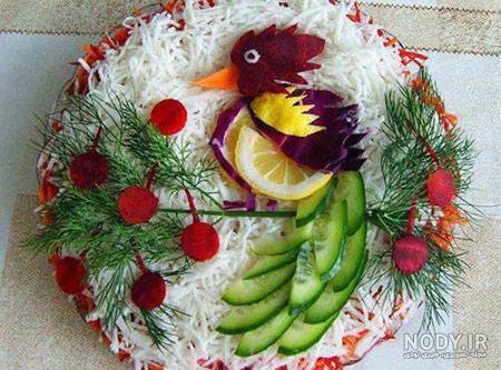 آموزش تزیین غذا